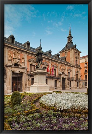 Framed Plaza de la Villa, Madrid, Spain Print