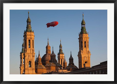 Framed Basilica de Nuestra Senora de Pilar, Zaragoza, Spain Print