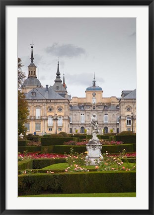 Framed Royal Palace of King Philip V, San Ildefonso, Spain Print