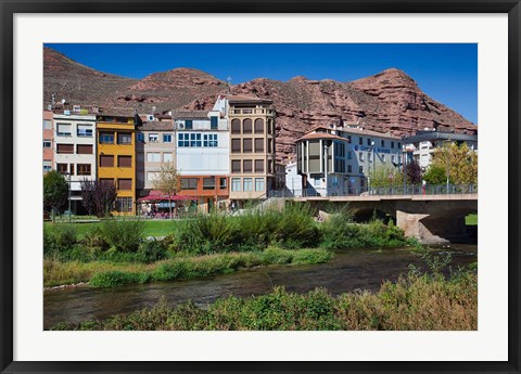 Framed Najera, La Rioja Region, Spain Print