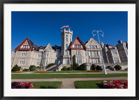 Framed Palacio de la Magdalena, Santander, Spain Print