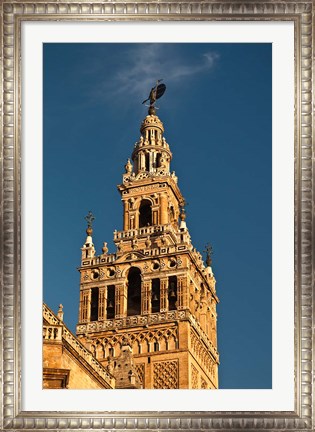 Framed Cathedral And Giralda Tower, Seville, Spain Print