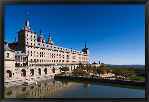 Framed El Escorial Royal Monastery and Palace, San Lorenzo de El Escorial, Spain Print