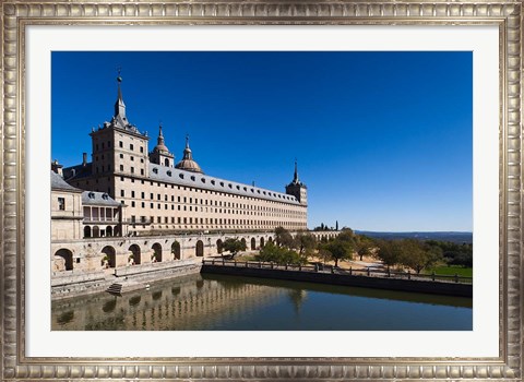 Framed El Escorial Royal Monastery and Palace, San Lorenzo de El Escorial, Spain Print