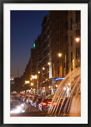 Framed Plaza Alferez Provisional, Logrono, Spain Print