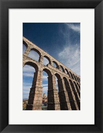 Framed Roman Aqueduct, Segovia, Spain Print