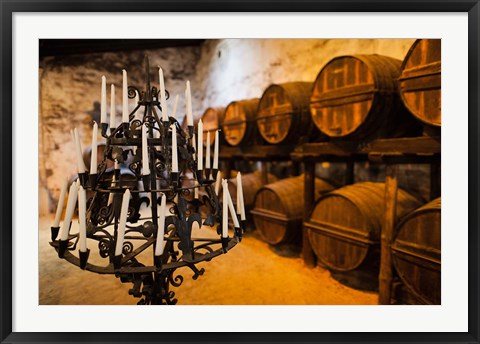 Framed Sherry Casks, Bodegas Gonzalez Byass, Jerez de la Frontera, Spain Print