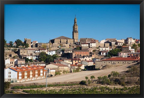 Framed Briones, La Rioja Region, Spain Print