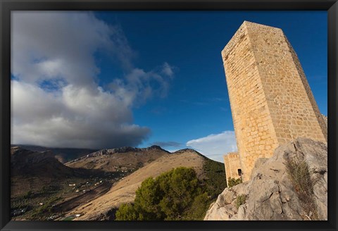 Framed Castillo de Santa Catalina, Jaen, Spain Print