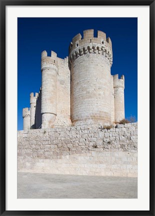 Framed Castillo Penafiel, Penafiel, Valladolid Province, Spain Print