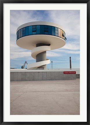 Framed Centro Niemeyer, Aviles, Spain Print