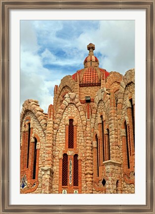 Framed Europe, Spain, Novelda Santa Maria Magdalena church Print