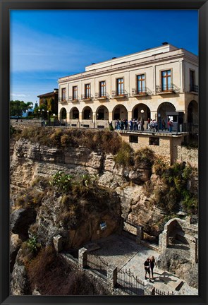 Framed Plaza de Espana, Ronda, Spain Print