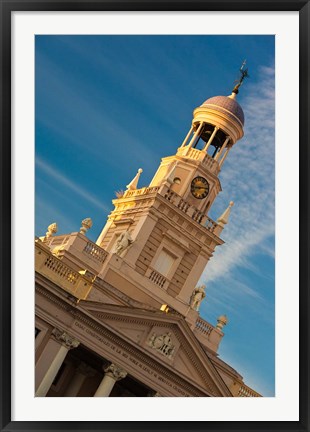 Framed Plaza San Juan de Dios, Cadiz, Spain Print