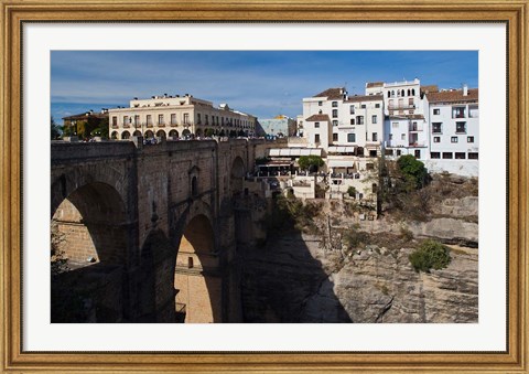 Framed Puente Nuevo Bridge, Ronda, Spain Print