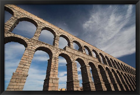 Framed Roman Aqueduct, Segovia, Spain Print