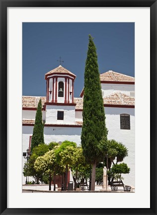 Framed Spain, Andalusia, Malaga Province, Ronda Church of Santa Cecilia Print