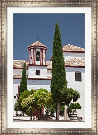 Framed Spain, Andalusia, Malaga Province, Ronda Church of Santa Cecilia Print