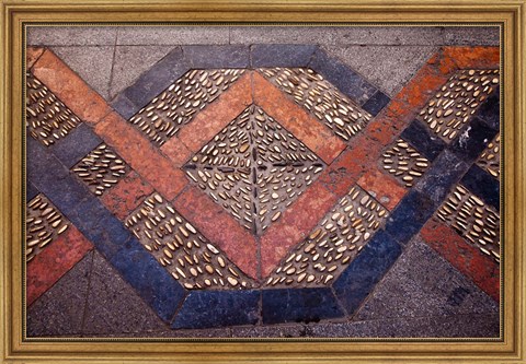 Framed Spain, Andalusia, Malaga Province, Ronda Decorative Tile Floor Print