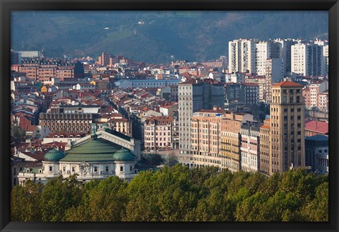 Framed Spain, Bilbao, Parque Etxebarria Park Print