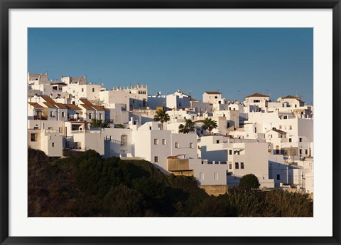 Framed Spain, Vejer de la Frontera, Elevated Town View Print