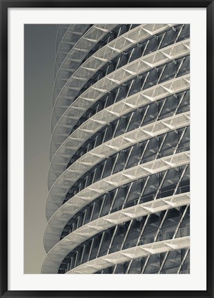 Framed Torre del Agua, Zaragoza, Spain Print