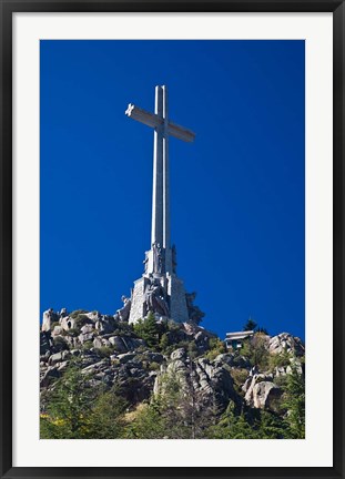 Framed Valle de los Caidos, San Lorenzo de El Escorial, Madrid Region, Spain Print