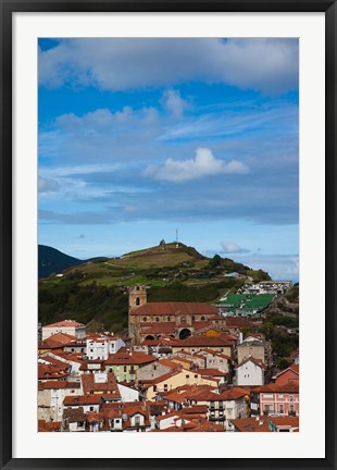 Framed View of Old Town, Laredo, Spain Print