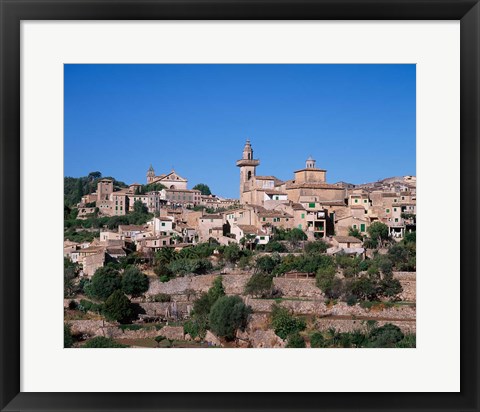 Framed Valldemosa, Majorca, Balearics, Spain Print