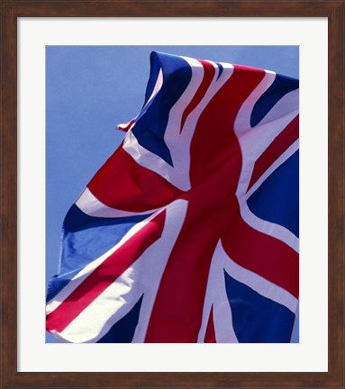 Framed British Flag, England Print