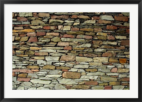 Framed England, Lake District, Stone Pattern Print