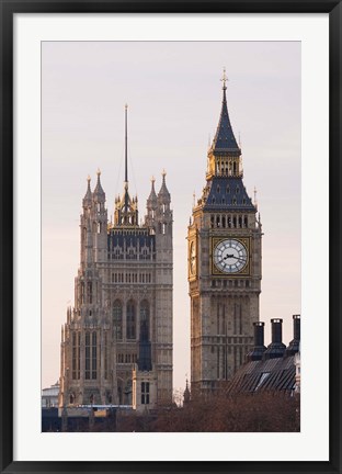 Framed Big Ben Morning, London, England Print