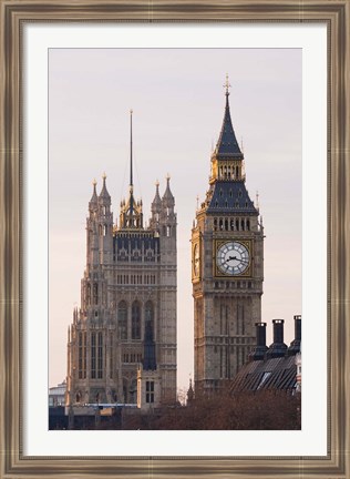 Framed Big Ben Morning, London, England Print