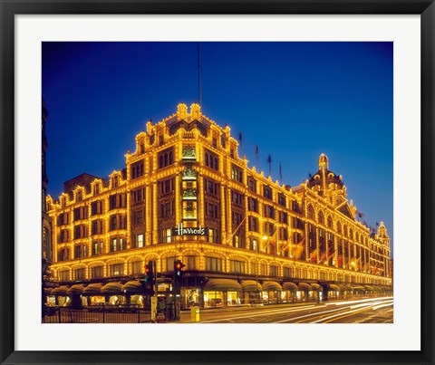 Framed Harrods, London, England Print