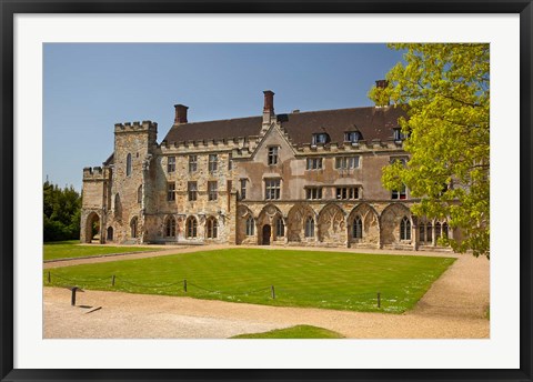 Framed Battle Abbey School, Battle, East Sussex, England Print