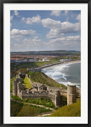 Framed Scarborough Castle, Scarborough, North Yorkshire, England Print