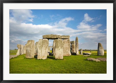 Framed Stonehenge (circa 2500 BC), UNESCO World Heritage Site, Wiltshire, England Print