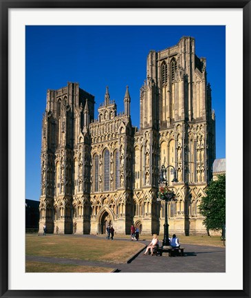 Framed Wells Cathedral, Somerset, England Print