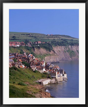 Framed Robin Hood Bay, North Yorkshire, England Print