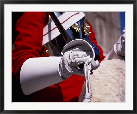 Framed Lifegaurd at Horseguards Parade, London, England Print