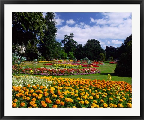 Framed Jephson Gardens at Royal Leamington Spa, Warwickshire, England Print