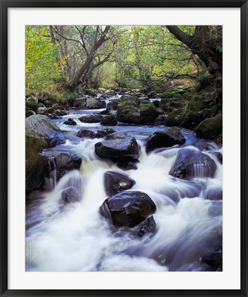 Framed Waterfall, England Print