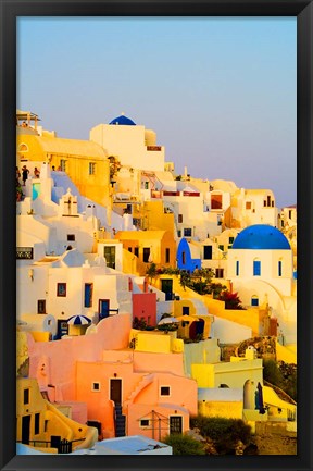 Framed Scenic Oia, Santorini, Greece Print