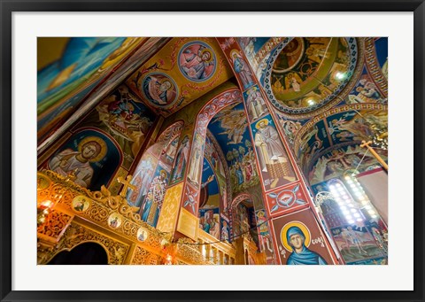 Framed Interior of church in Rethymnon, Crete, Greece Print