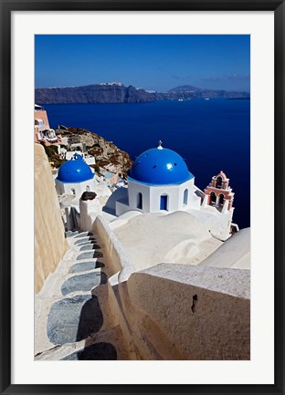 Framed Oia, Santorini, Greece Print