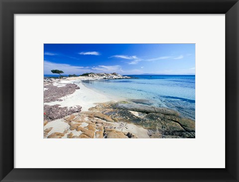 Framed Greece, Halkidiki Peninsula, Karydi Beach Print