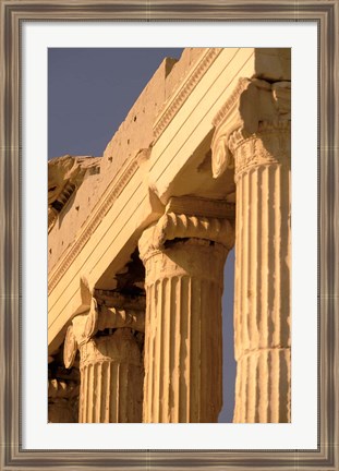 Framed Column Detail, The Acropolis, Attica, Athens, Greece Print