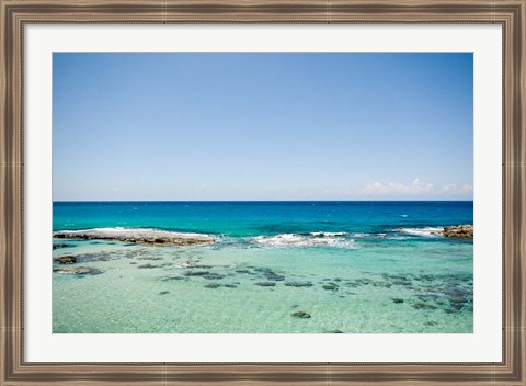 Framed Cyprus, Karpas, Dipkarpaz, Beach near Ayios Philon Print