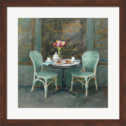 Framed Joy of Paris II Print