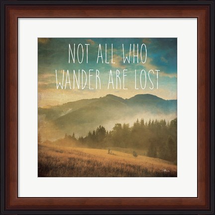 Framed Wander II Print